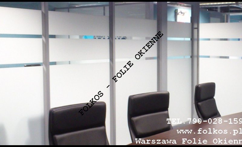 Oklejanie biur Warszawa- Oklejamy szklane ścianki działowe, szklane ścianki biurowe Warszawa -FOLIE OPEN SPACE