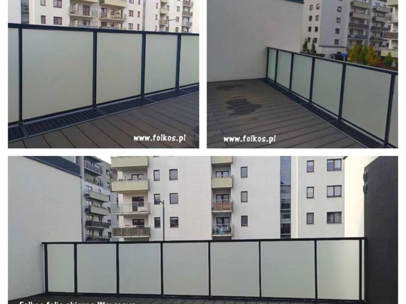 Oklejamy balkony Warszawa- Folie do oklejania balkonów sprzedaż Warszawa -Folie balkonowe matowe